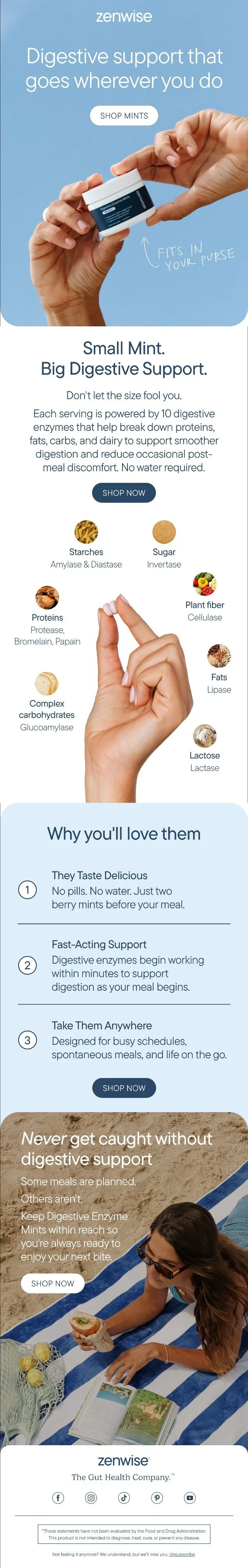 Email: Digestive support that goes wherever you do