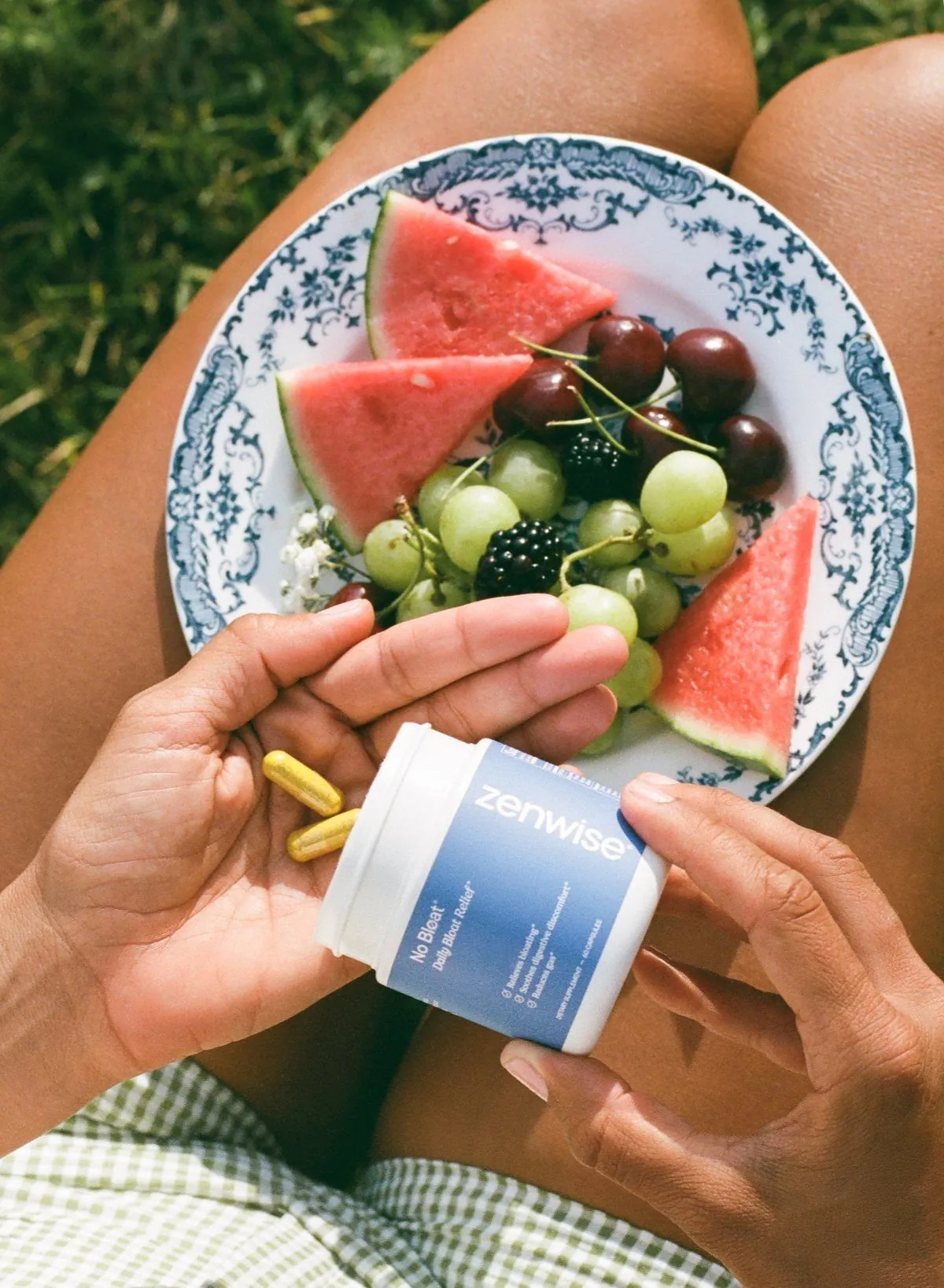 No Bloat with a summer fruit plate